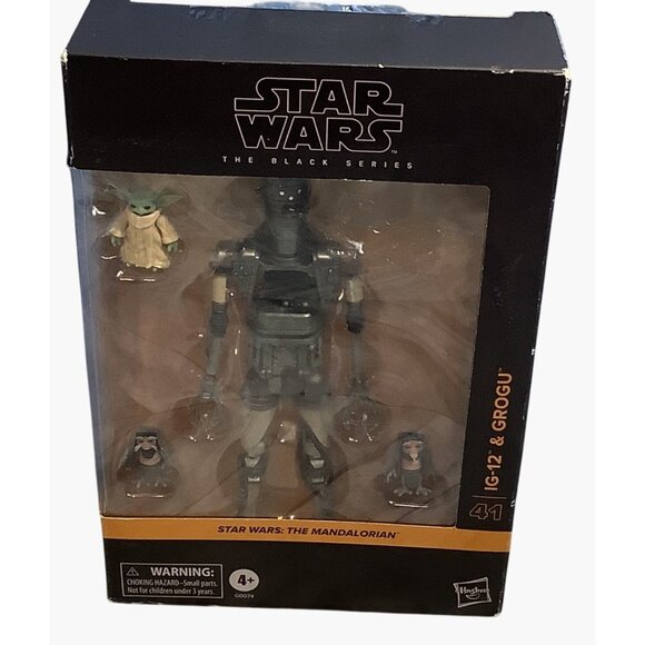Star Wars Black Series IG-12 & Grogu Action Figure The Mandalorian Set - Picture 2 of 4